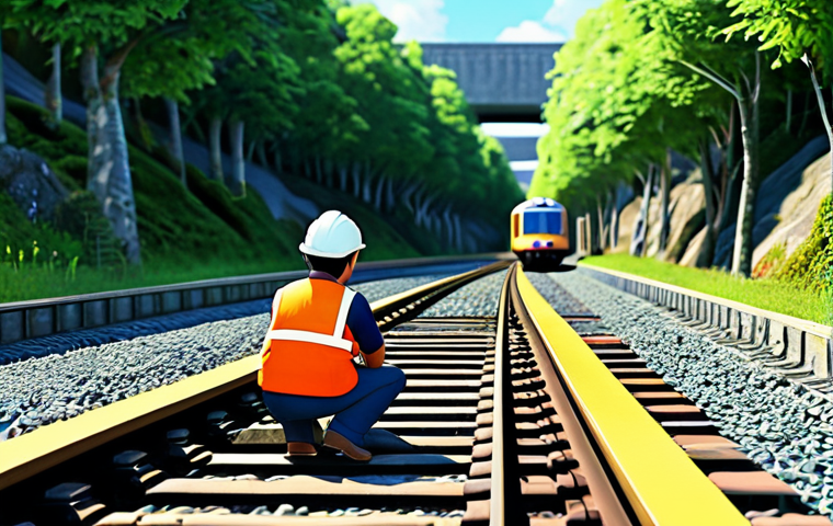띠띠뽀 캐릭터의 성장과 변화 - Teamwork**

"ティティポ and friends (ディーゼル, ジニー, ピット) working together to repair a train track, bright co...