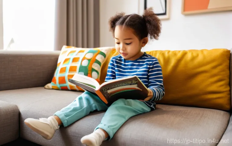 띠띠뽀 팬들을 위한 특별한 콘텐츠 - **Prompt:** A cheerful young child, approximately 4 years old, with bright, curious eyes, is playing...