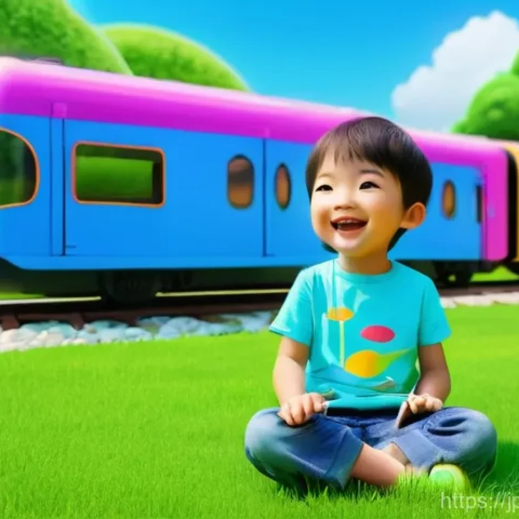 띠띠뽀 인스타그램 필터 출시 - **Prompt 1: Joyful Park Play with Titipo AR**
    A bright, sunny outdoor scene in a vibrant green p...