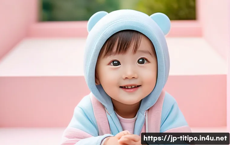 띠띠뽀 주인공의 성장 과정 - A charming and approachable character design of 띠띠뽀, a pastel-colored mascot with large expressive e...