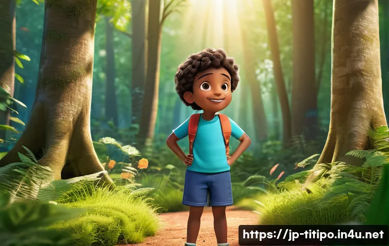띠띠뽀 새로운 에피소드 예상 - A vibrant scene featuring the main character Didipo, a cheerful young child wearing colorful casual ...